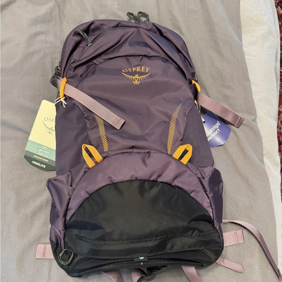 Osprey Hikelite 18 Purple and Orange Backpack main image 5